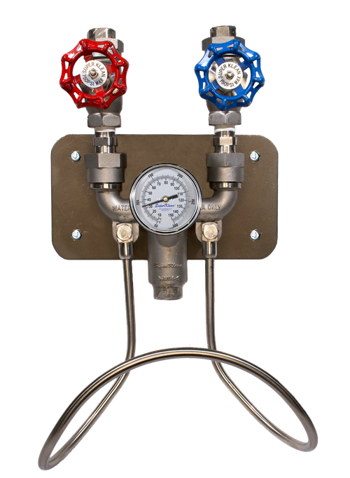SuperKlean Duramix 8000GM-S Series Stainless Steel Steam & Cold Water Mixing Unit
