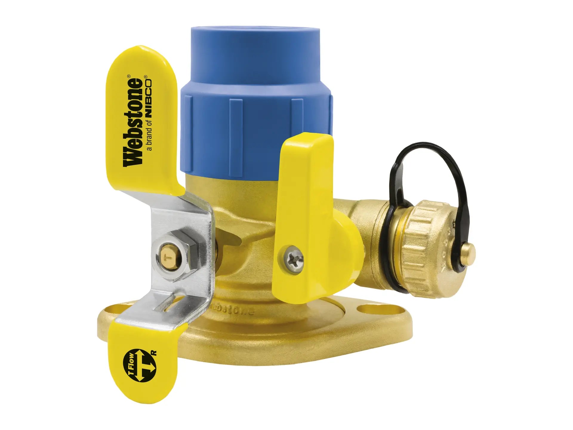 Webstone RCT-10140W 3/4" x 3/4" Female PP-RCT Metric Socket x Rotating Flange Isolator PP-RCT H-101403WHV
