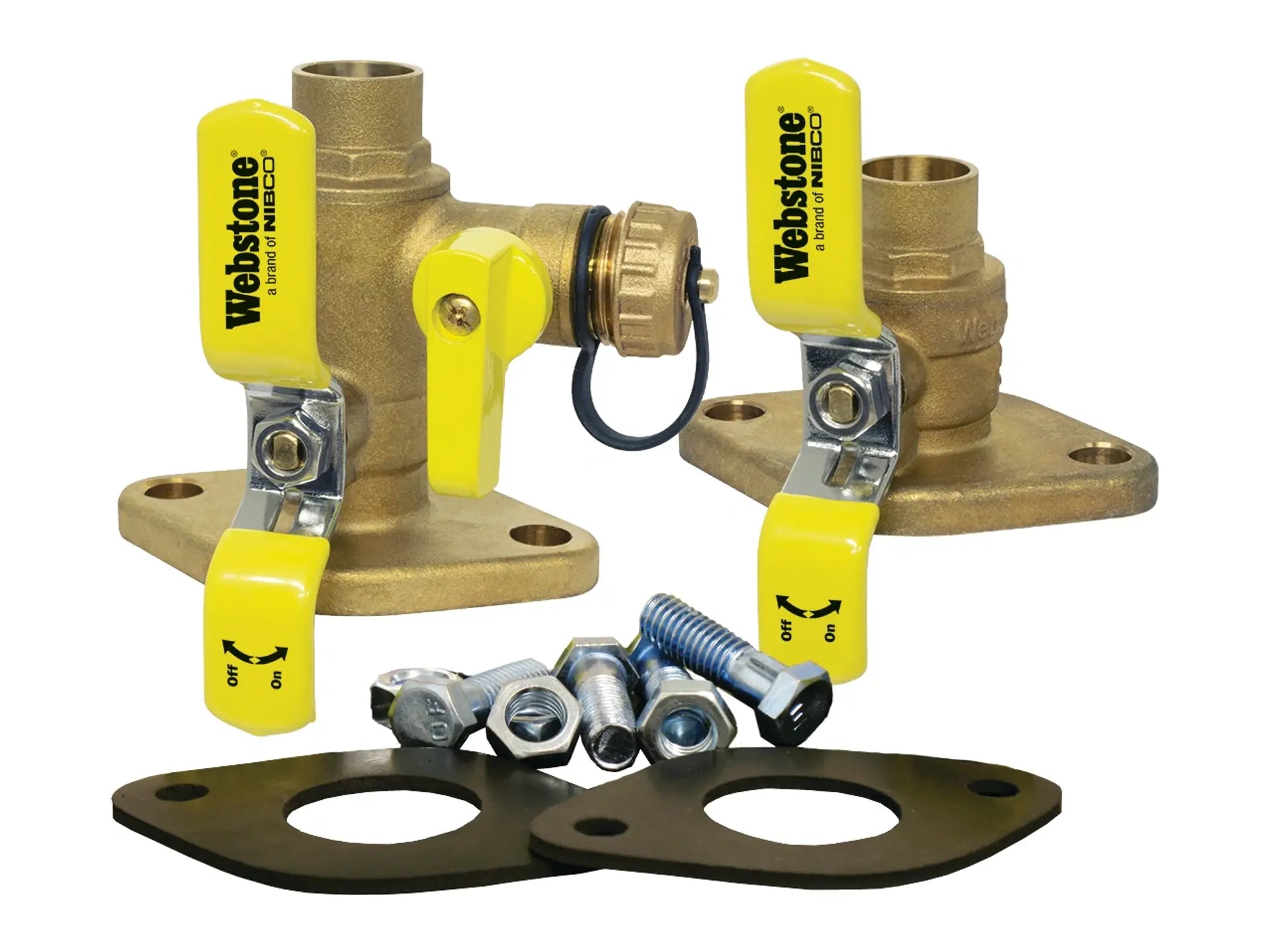 Webstone THD-X041KIT 1" x 1" FIP x Flange Isolator Fixed Flange Kit H-40414HVKIT
