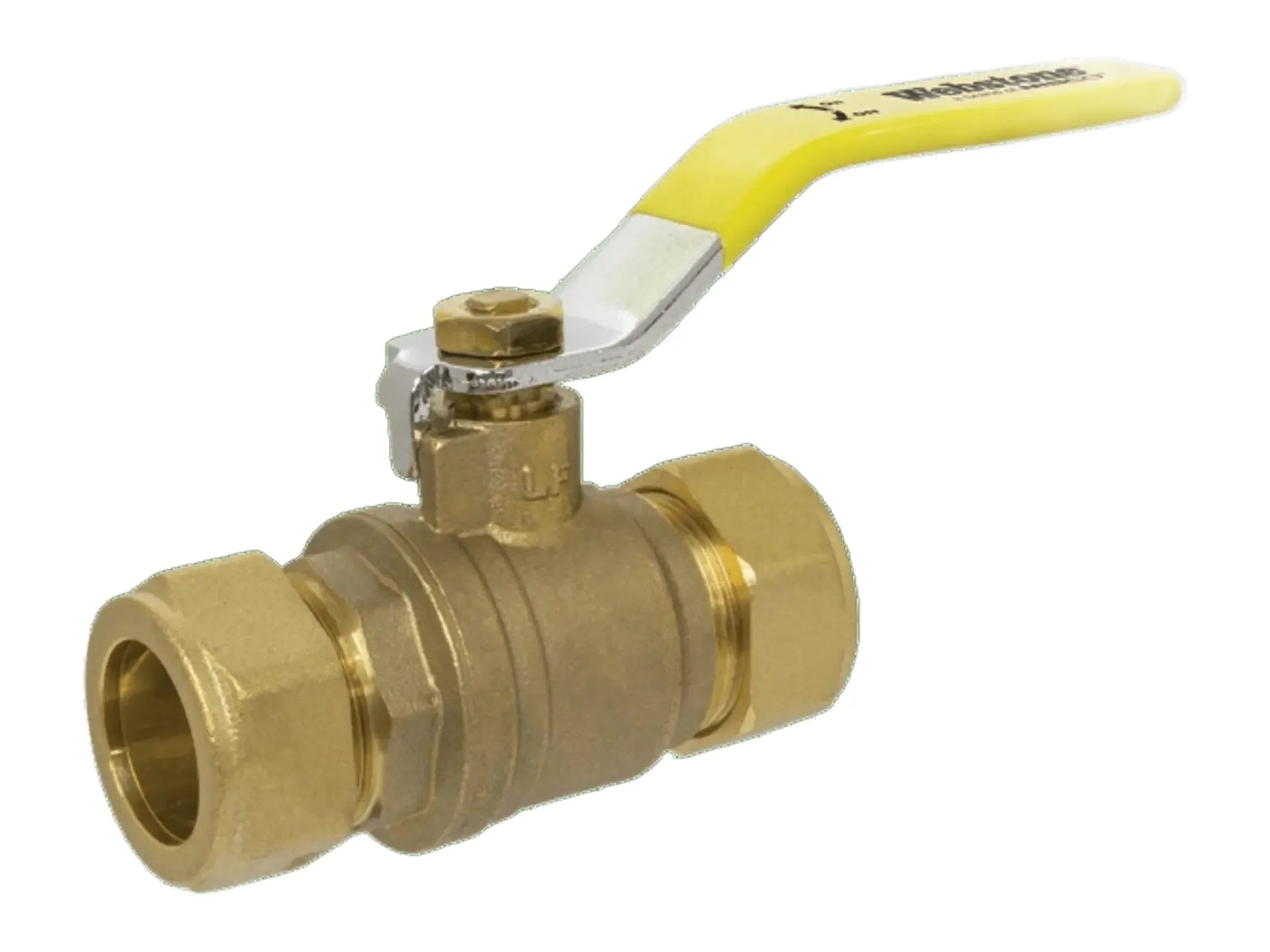 Webstone CMP-X063 1/2" x 1/2" Compression Brass Ball Valve H-40632W