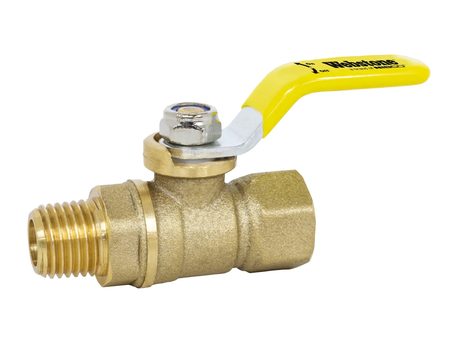 Webstone THD-X168 1/8" x 1/8" FIP x MIP Mini Ball Valve H-41685