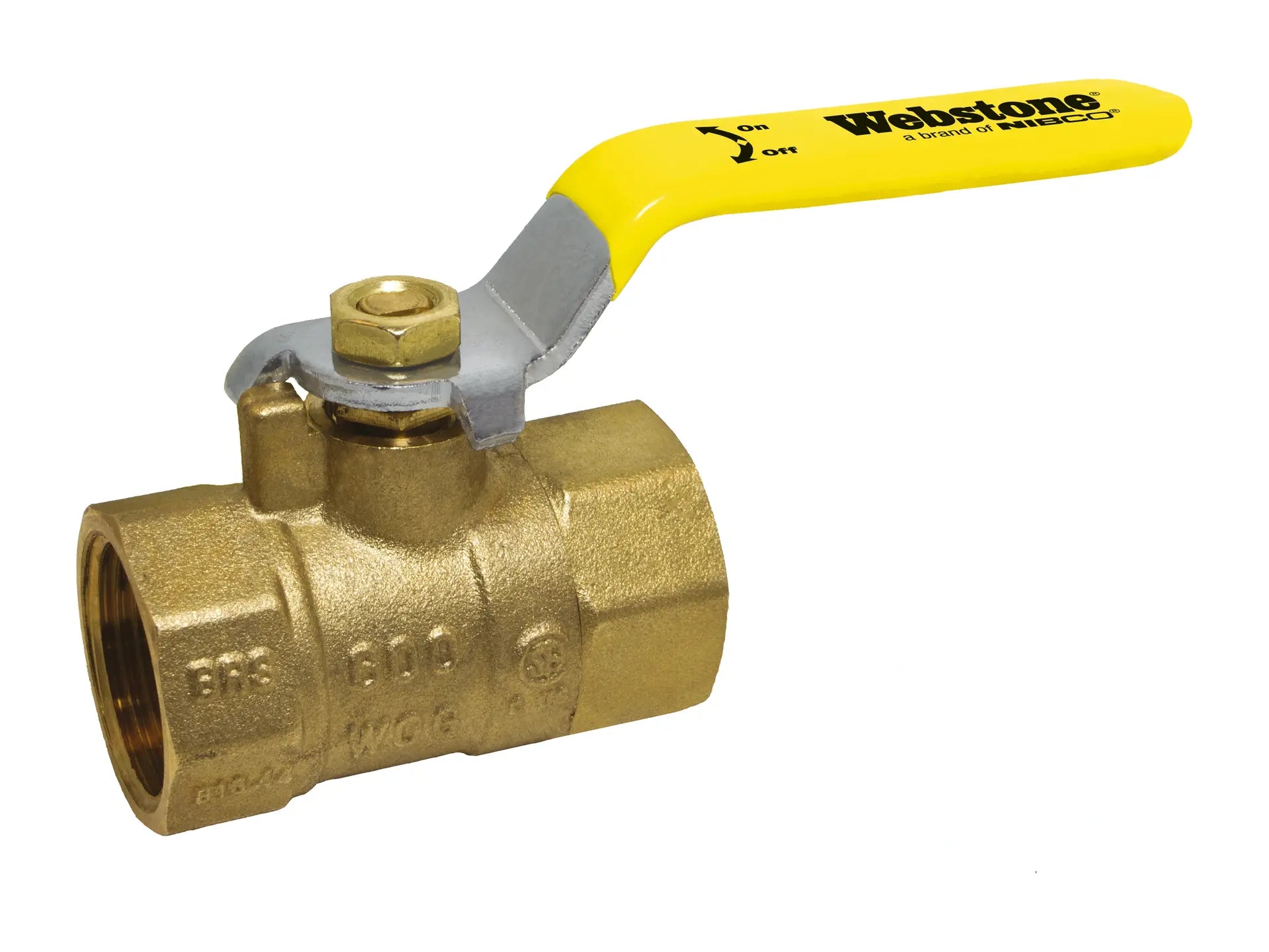 Webstone THD-X182 1/4" x 1/4" FIP Brass Ball Valve H-41820