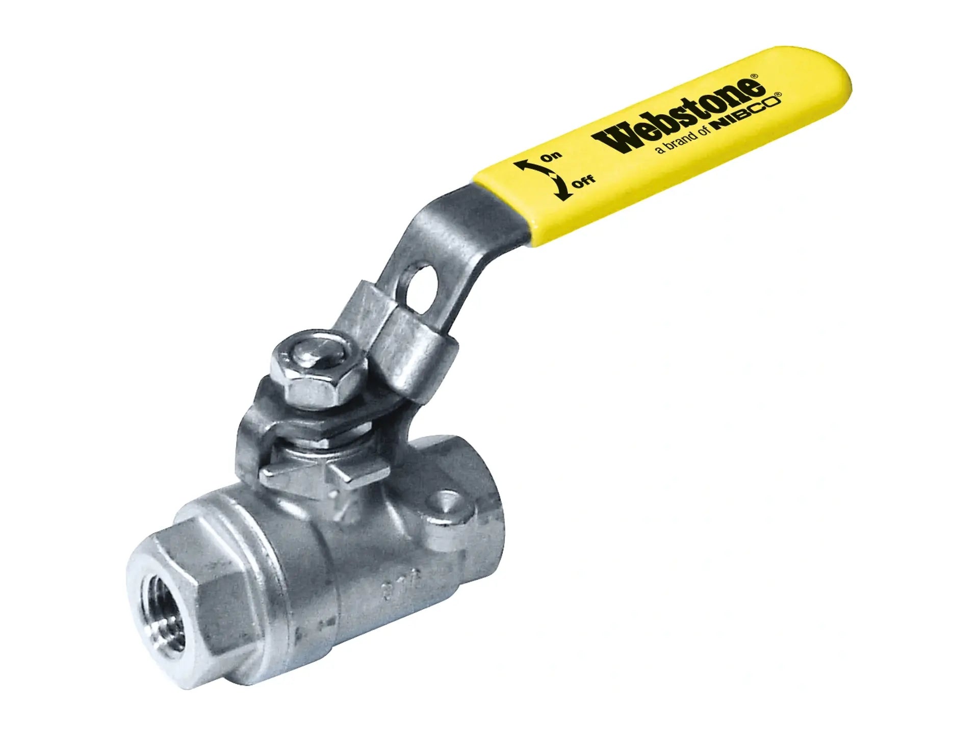 Webstone THD-X372 1/4" x 1/4" FIP Stainless Steel Ball Valve H-43720