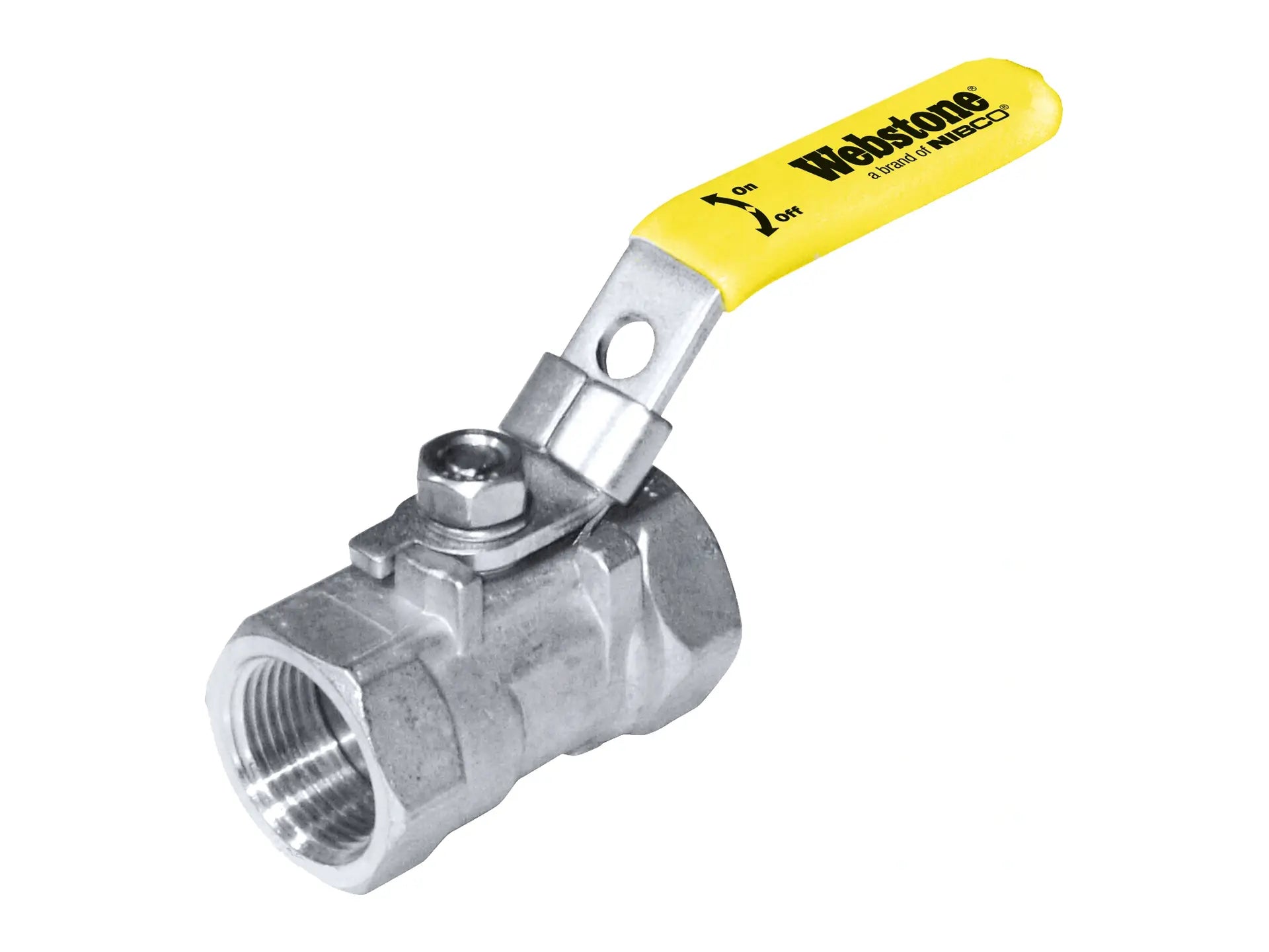 Webstone THD-X390 1/4" x 1/4" FIP Stainless Steel Ball Valve H-43900