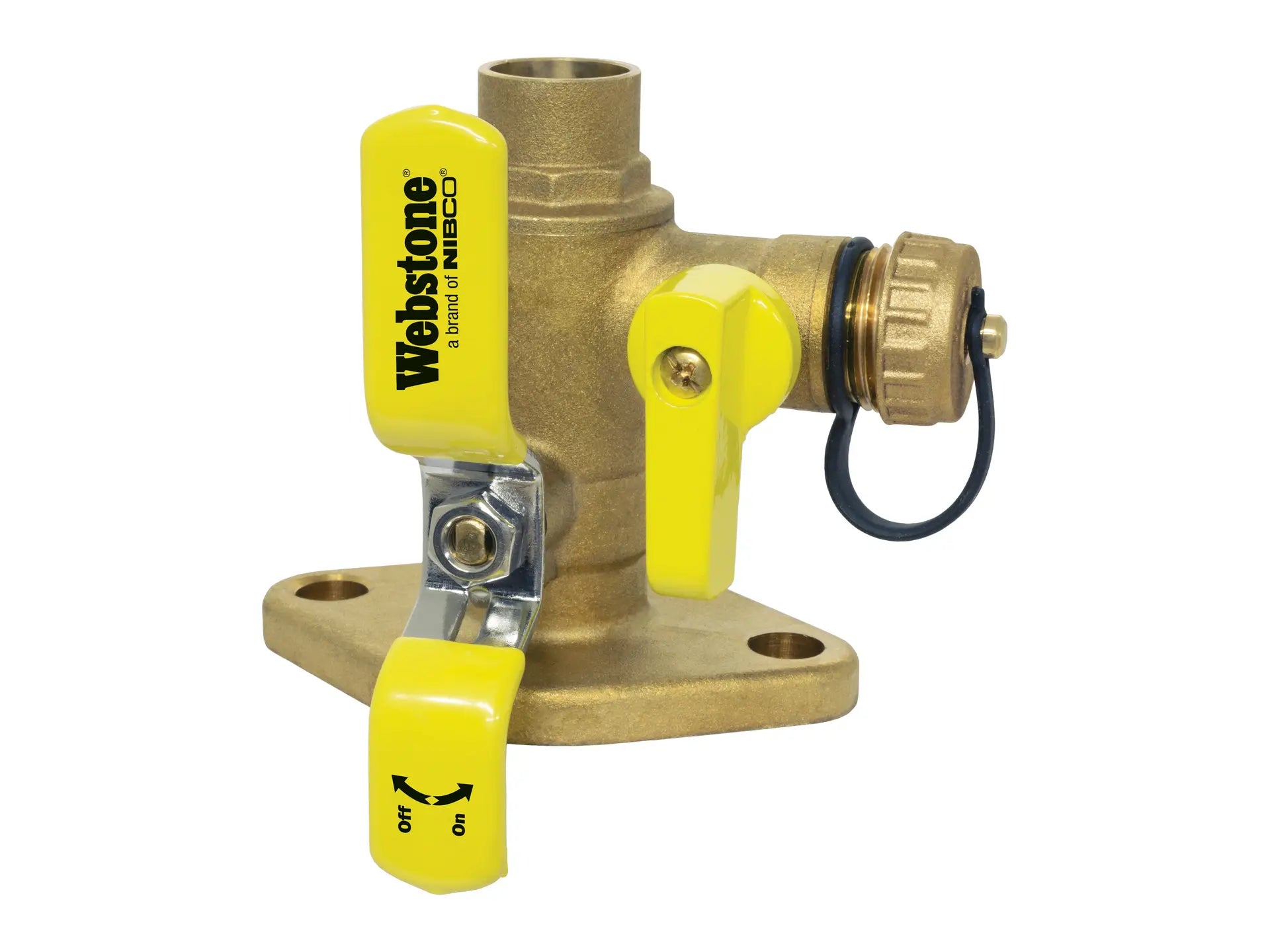 Webstone SWT-X041 3/4" x 3/4" SWT x Flange Isolator Fixed Flange w/Drain H-50413