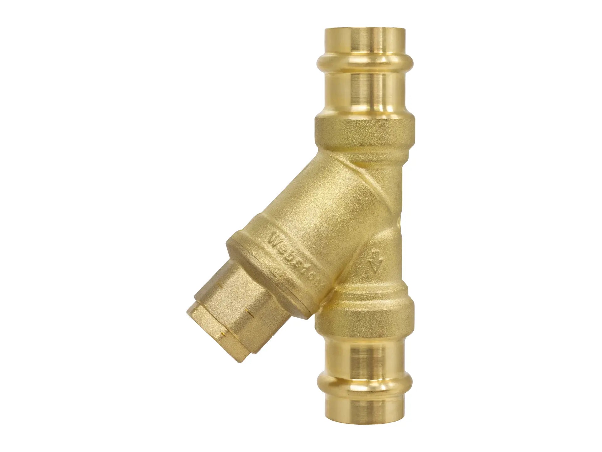 Webstone H-X056 1/2" x 1/2" Press Y-Strainer H-80562W