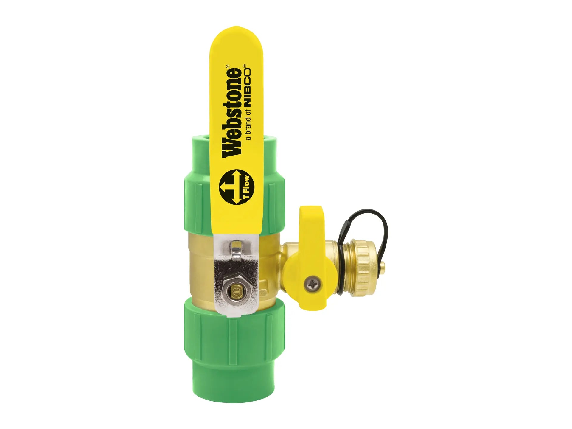 Webstone PPR-9061W 3/4" x 3/4" Female PP-R Metric Socket Aquatherm Ball Drain H-90613W